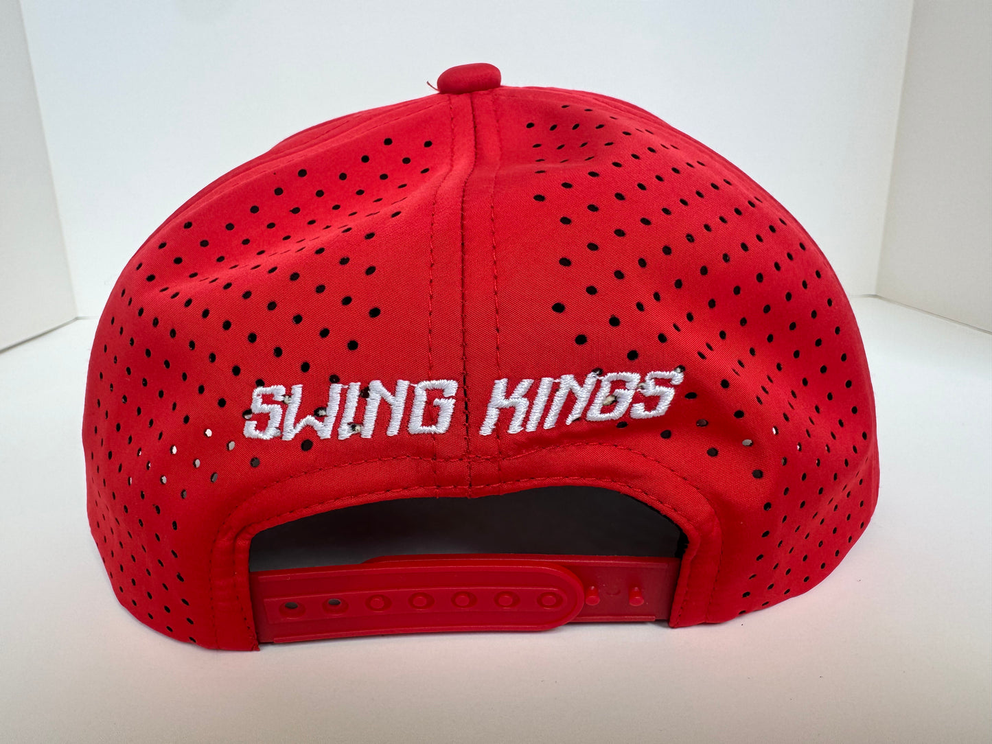 Birdie Red Swing Kings Water-Resistant Snapback Hat