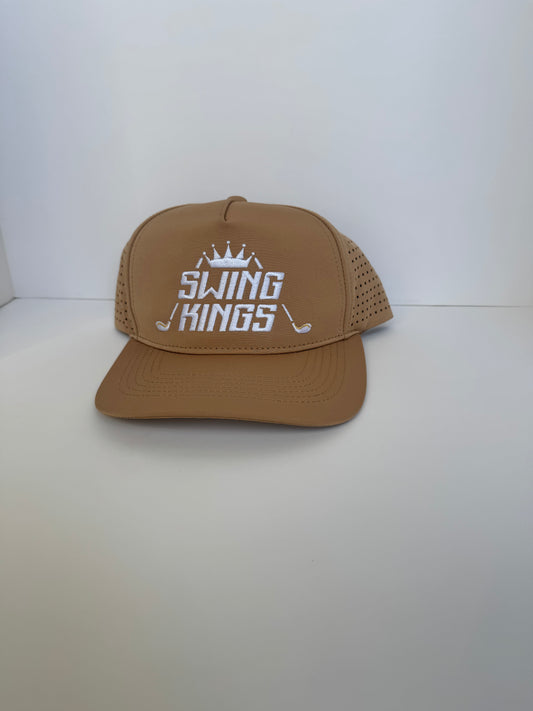 Khaki Swing Kings Water-Resistant Snapback Hat