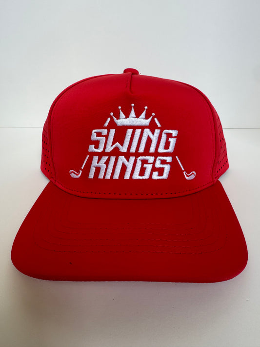Birdie Red Swing Kings Water-Resistant Snapback Hat