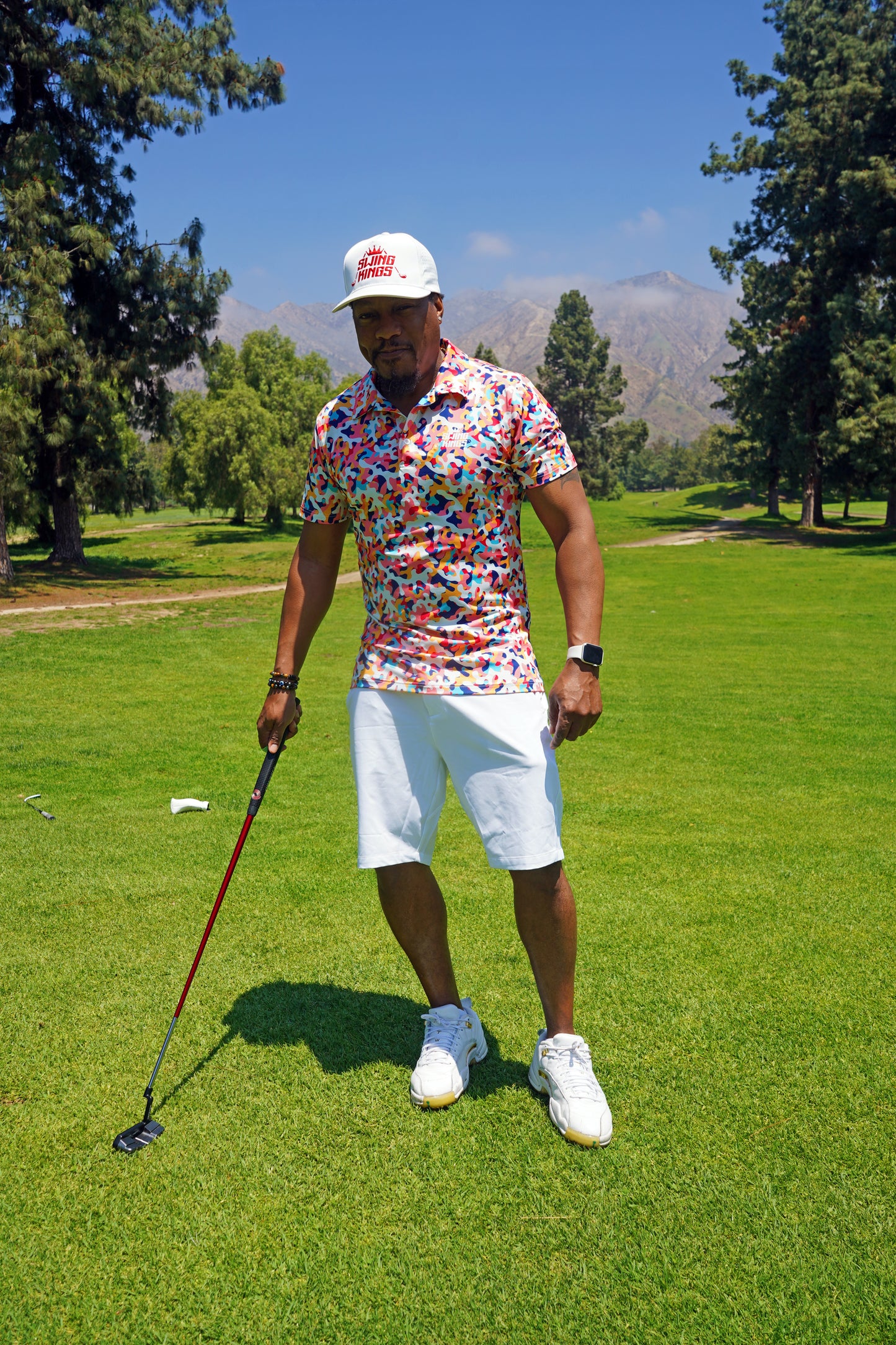 Vibrant Swing Kings Dri-Fit Golf Shirt