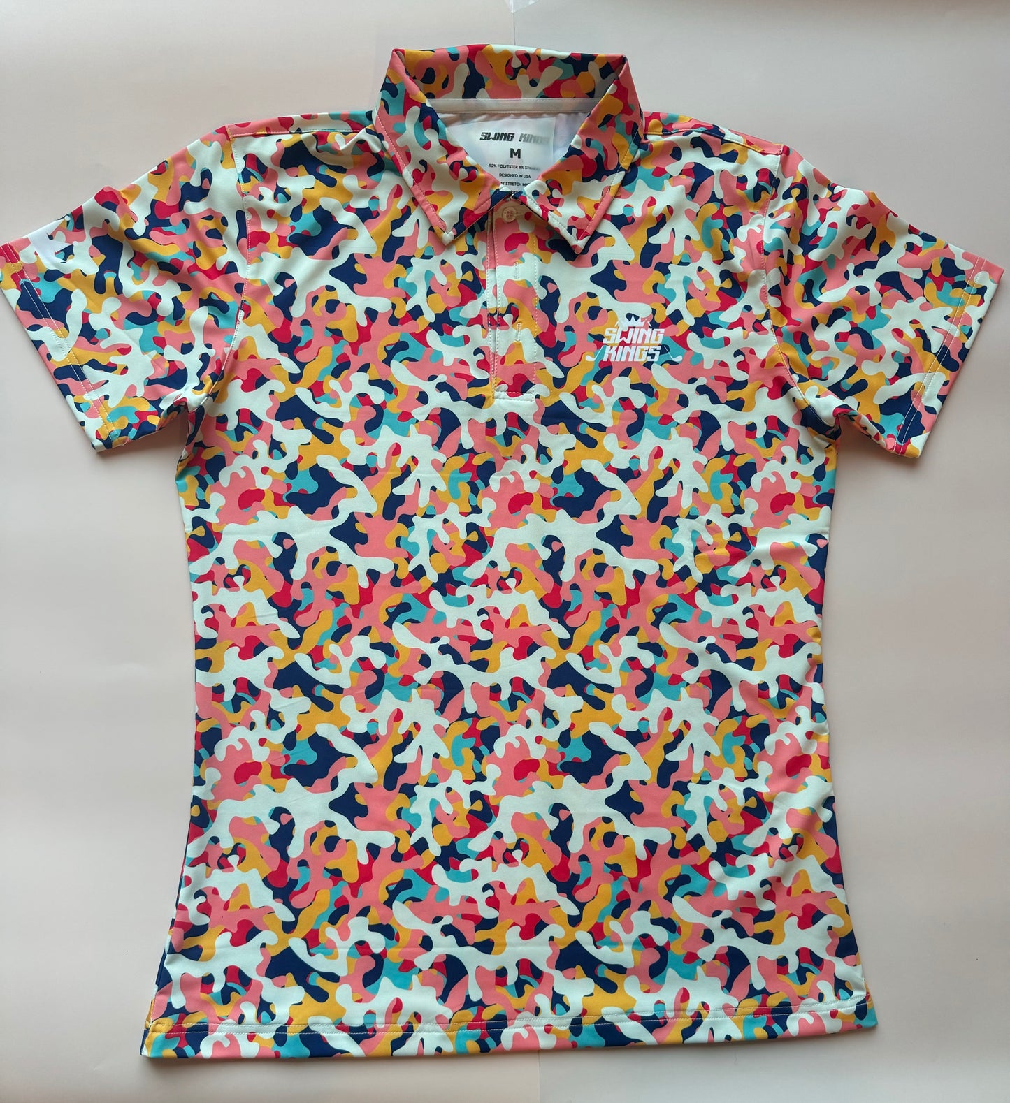 Vibrant Swing Kings Dri-Fit Golf Shirt