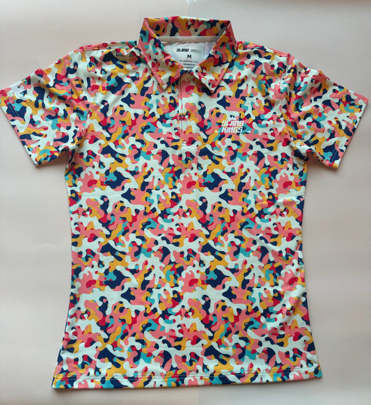 Vibrant Swing Kings Dri-Fit Golf Shirt