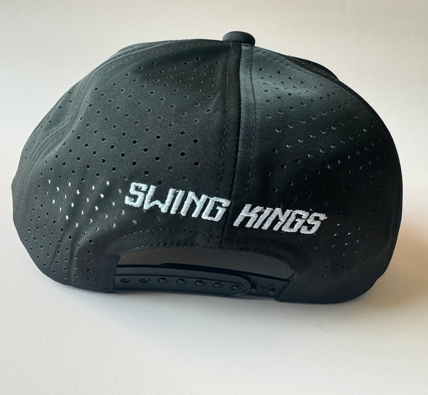 Black Swing Kings Water-Resistant Snapback Hat