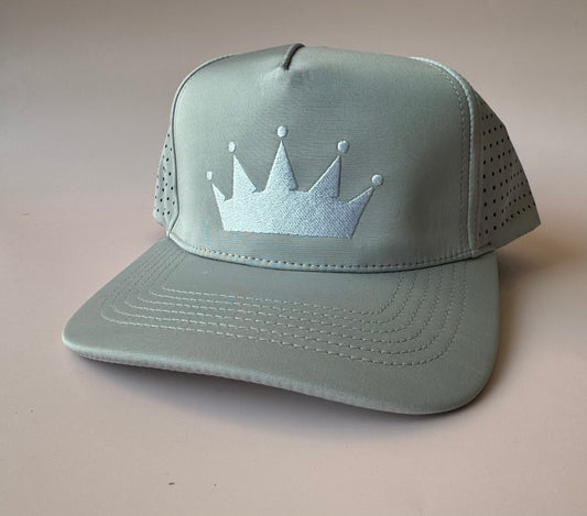 Grey Crown Swing Kings Water-Resistant Snapback Hat