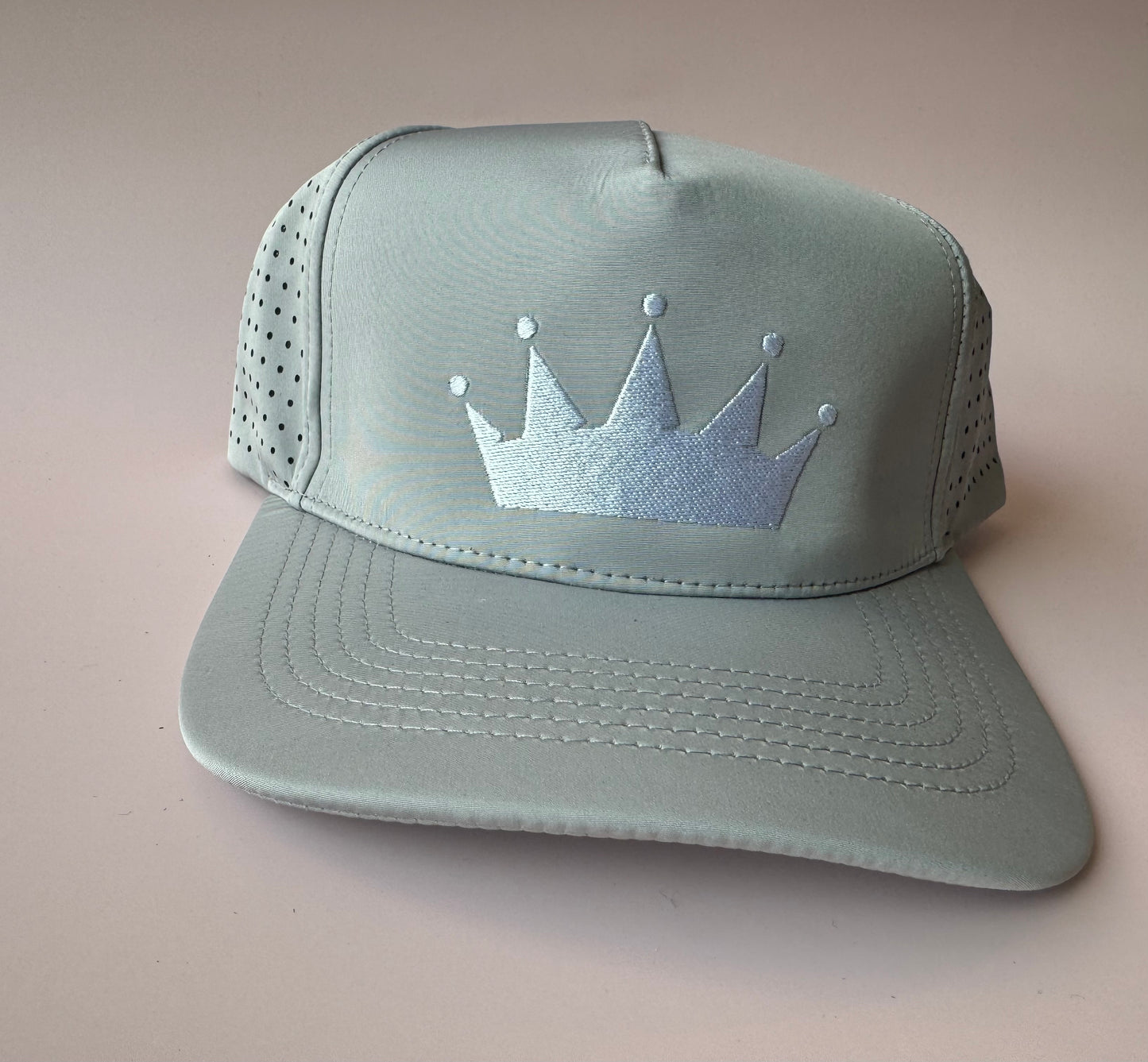 Grey Crown Swing Kings Water-Resistant Snapback Hat