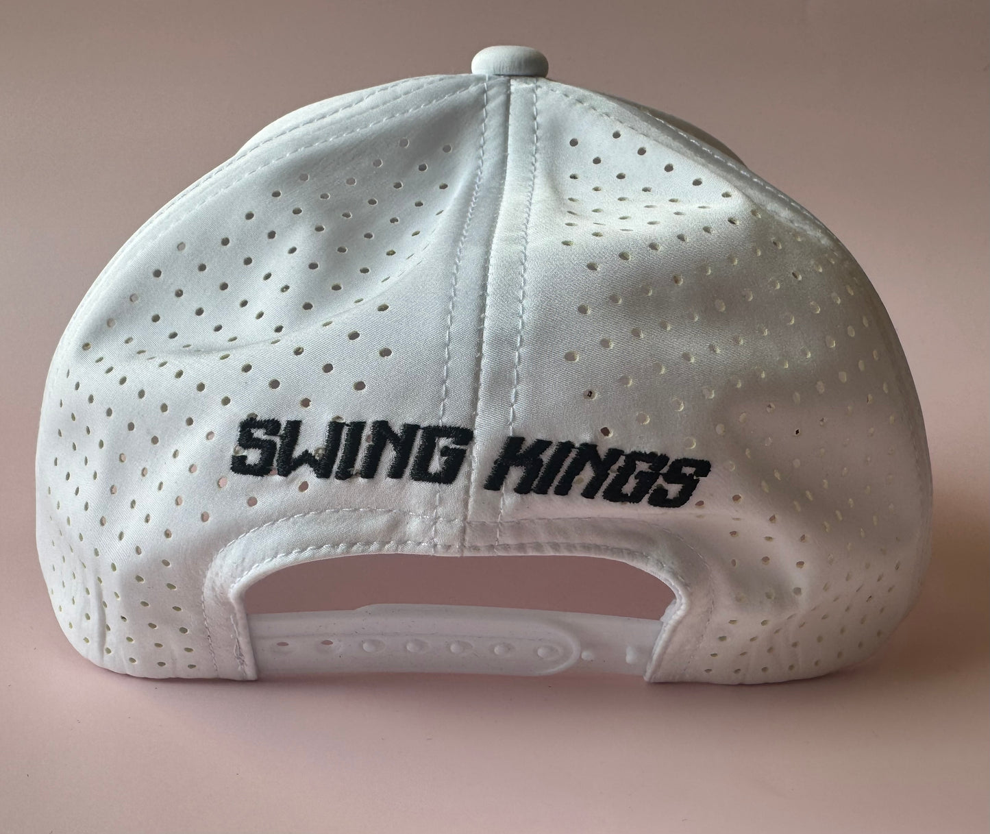 White Swing Kings Water-Resistant Snapback Hat