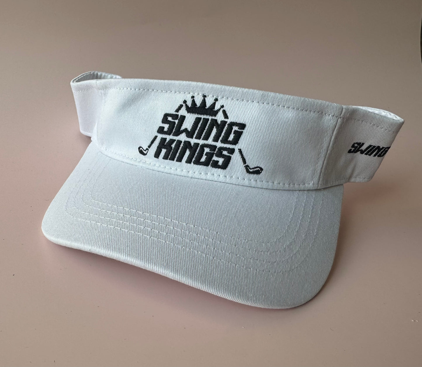 O.G. White Swing Kings Visor