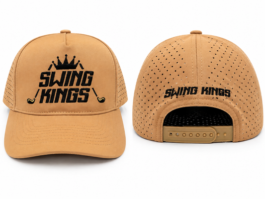 Bogey Brown Swing Kings Water-Resistant Snapback Hat