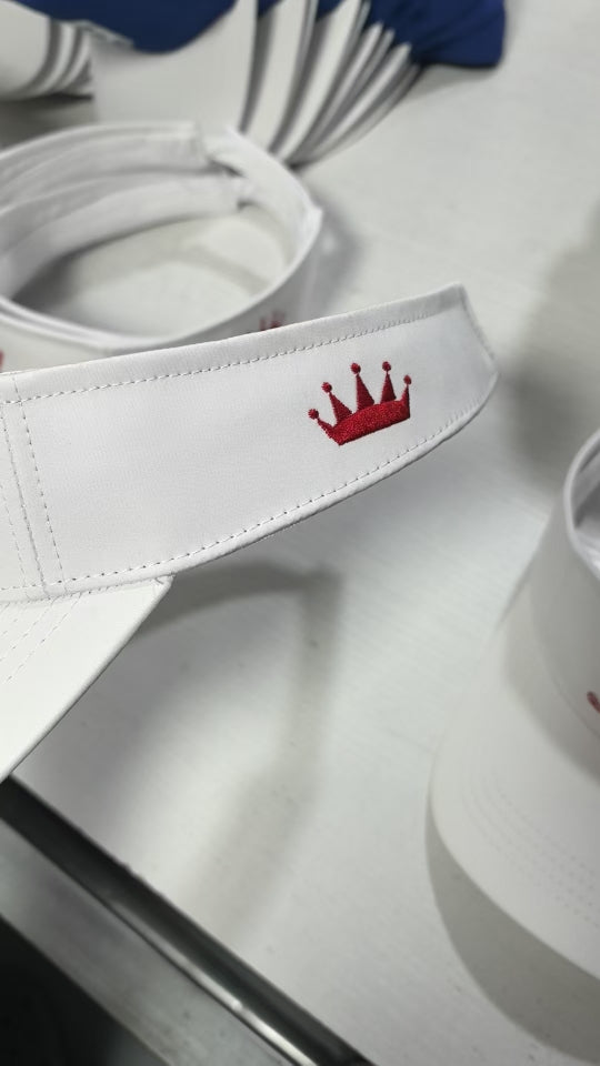 Crimson Logo Swing Kings Visor