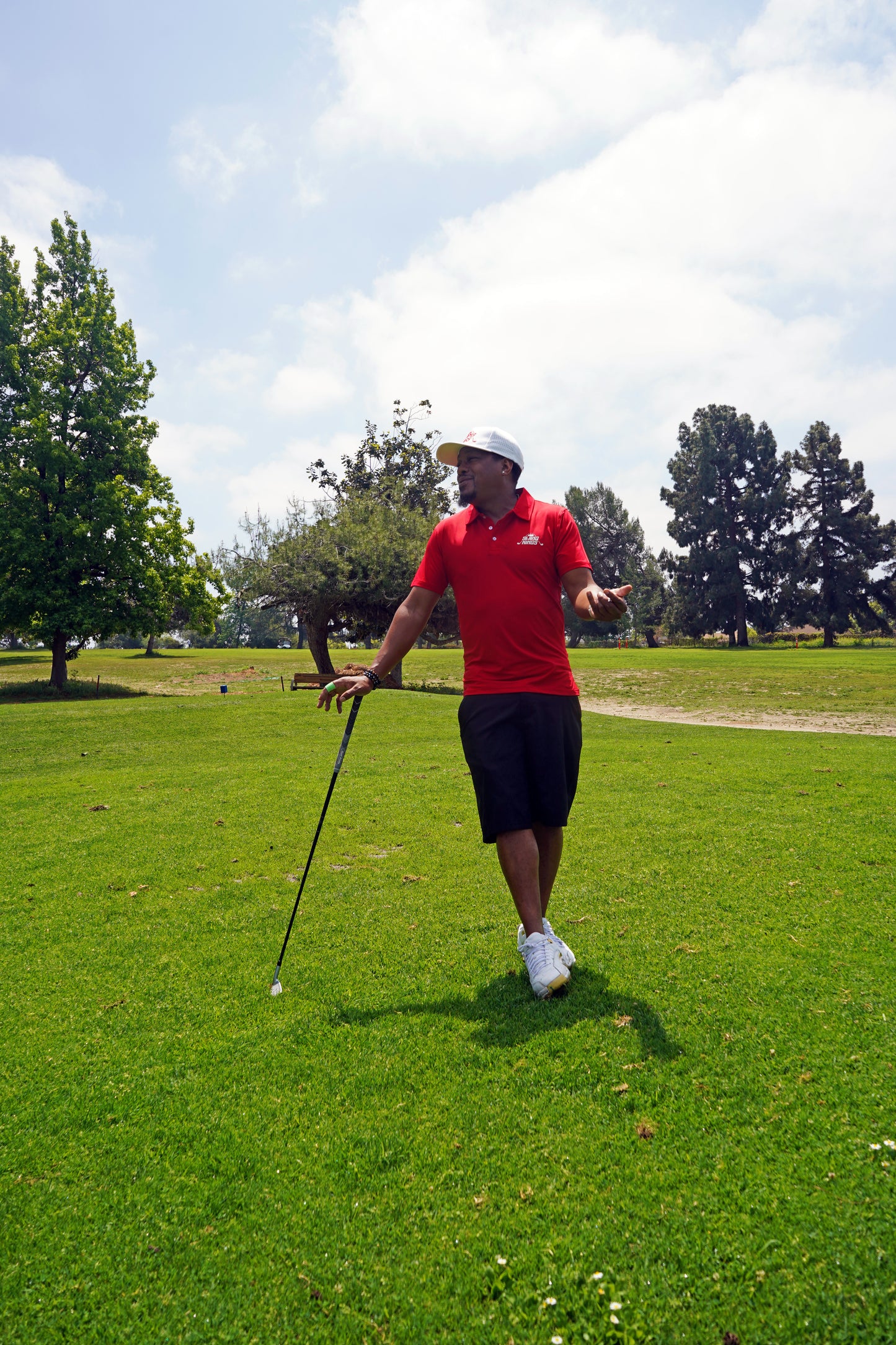 Da Red Eye Swing Kings Dri-Fit Golf Shirt and Hat