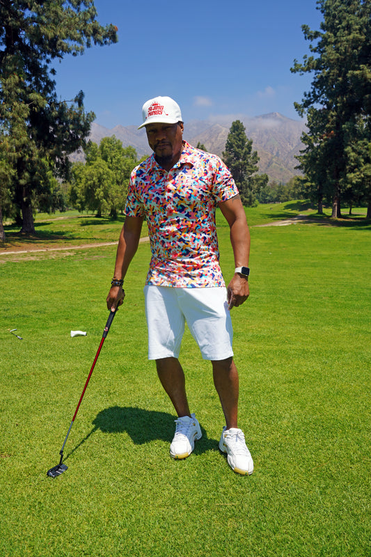 Vibrant Swing Kings Dri-Fit Golf Shirt