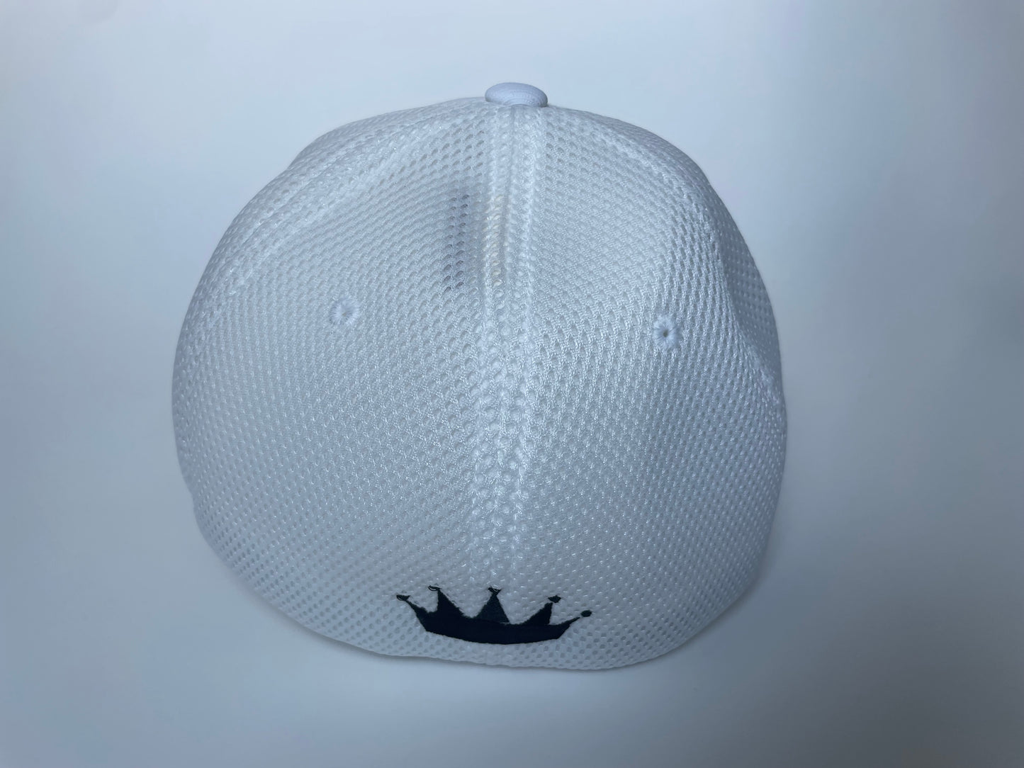 Swing Kings White Flexfit Ultrafibre Airmesh Fitted Cap  L/XL