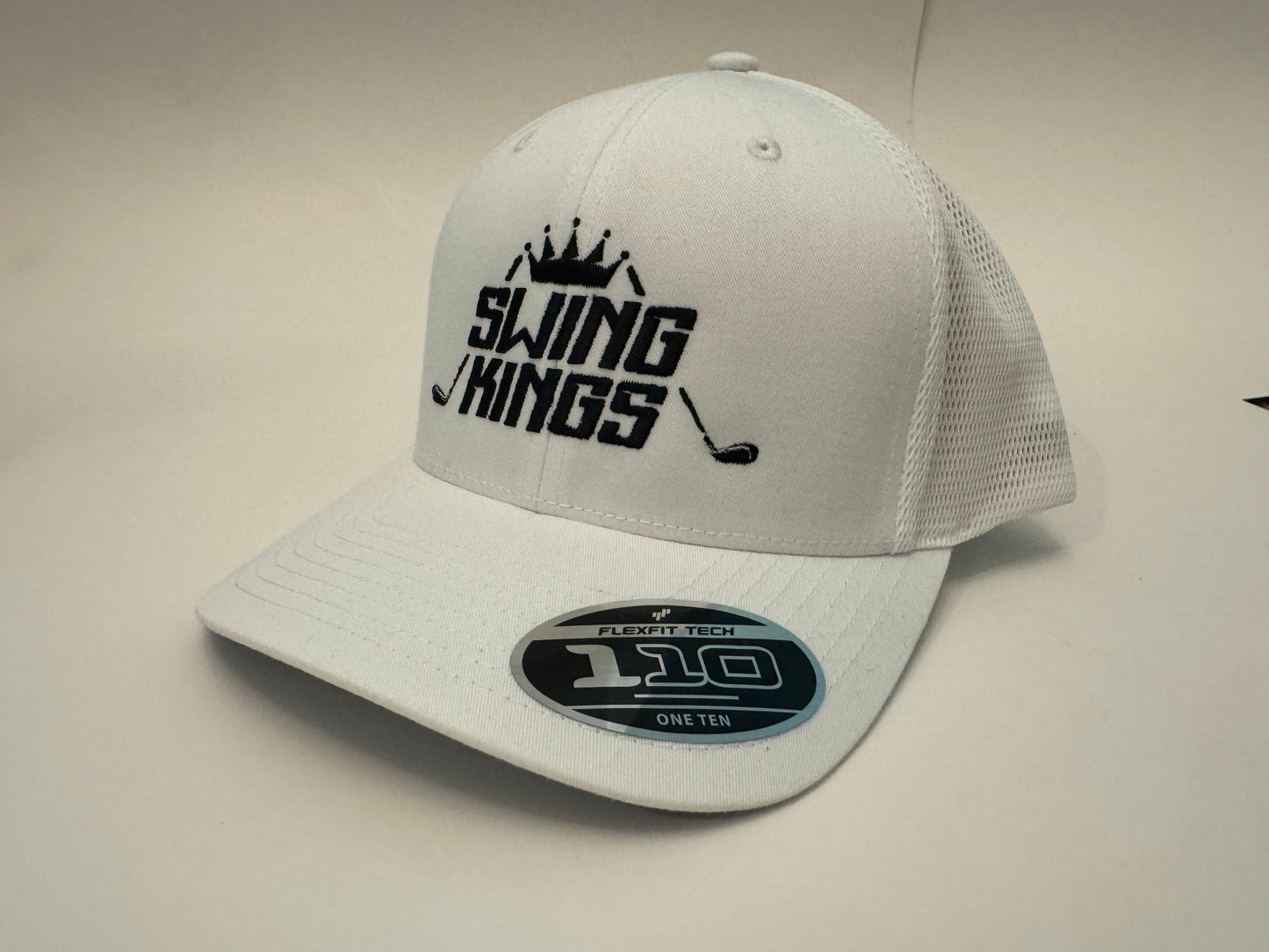 White Swing Kings White Ultrafibre Airmesh Adjustable Cap