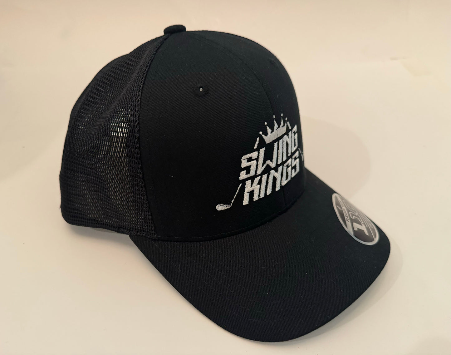 Black Swing Kings Ultrafibre Airmesh Adjustable Cap