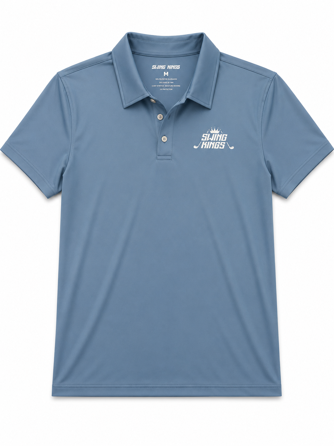 Blue Swing Kings Dri-Fit Golf Shirt