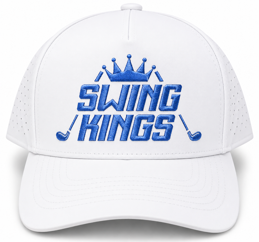 Clear Blue Sky Swing Kings Water-Resistant Snapback Hat