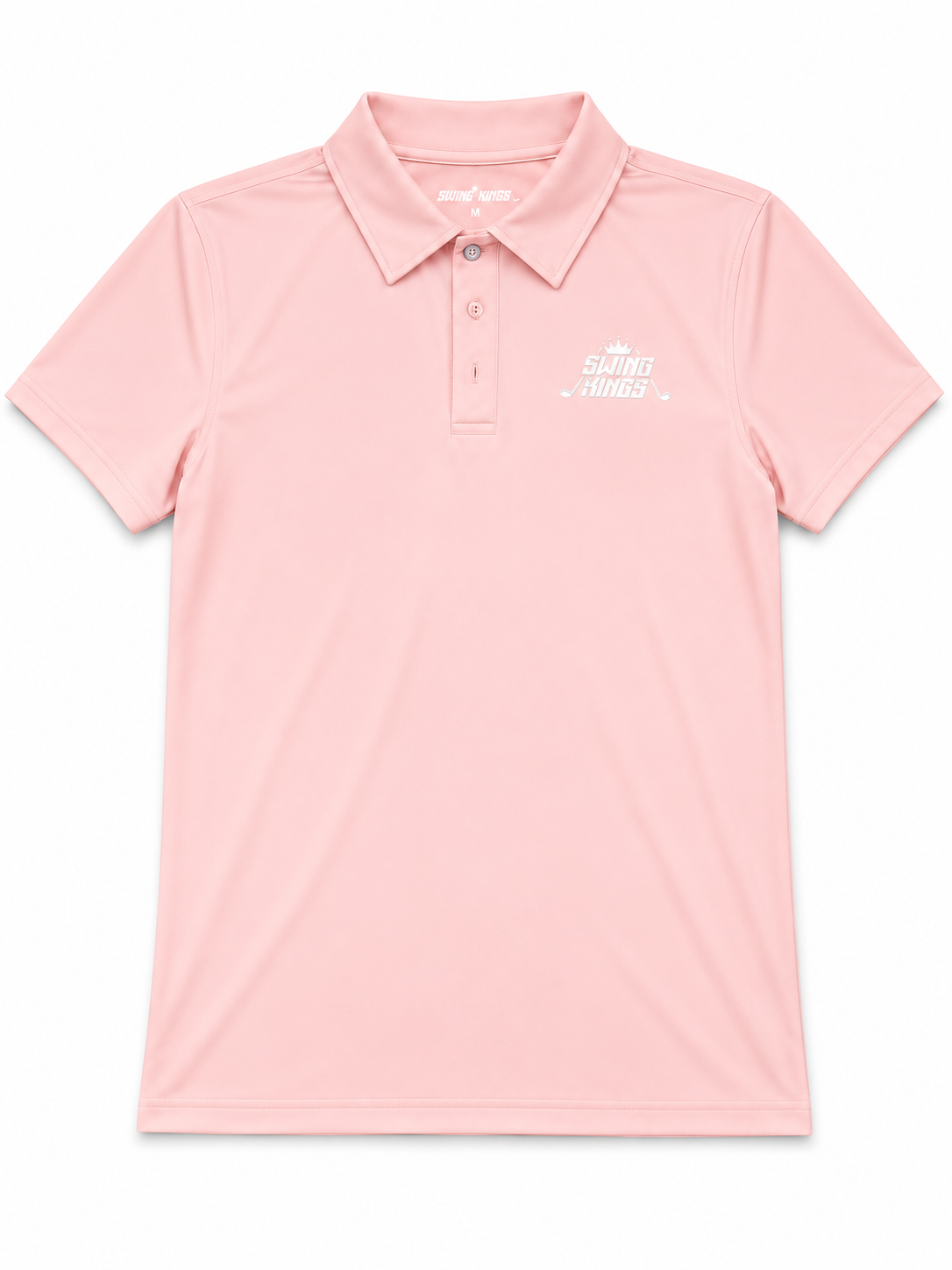 Pink Swing Kings Dri-Fit Golf Shirt