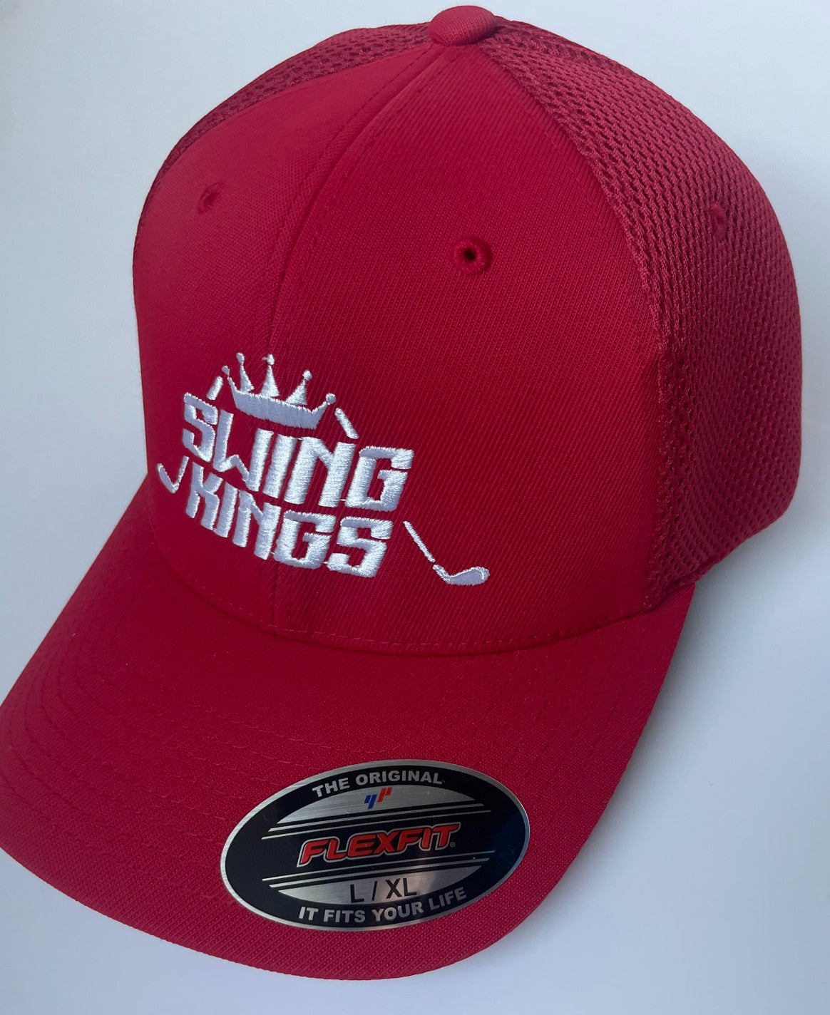 Swing Kings Flexfit Red Cap  L/XL