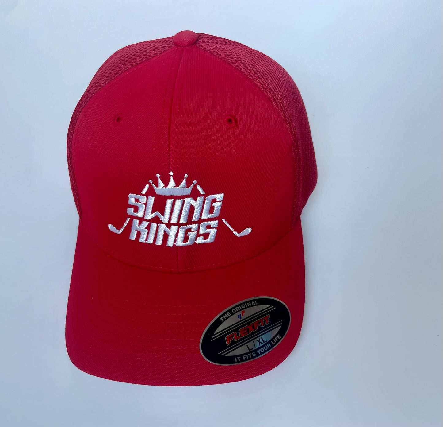 Swing Kings Flexfit Red Cap  L/XL