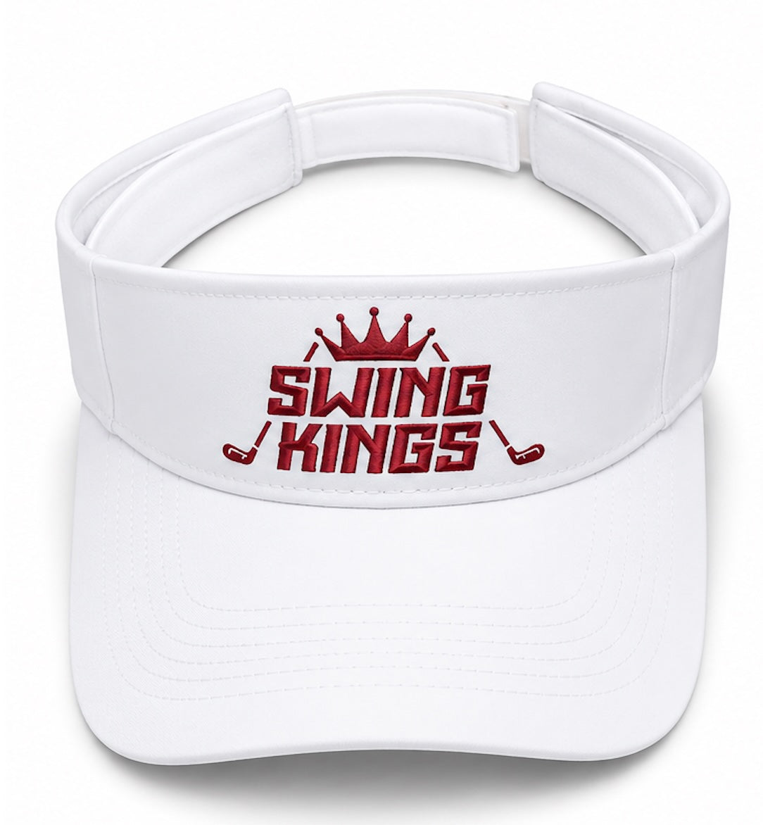 Crimson Logo Swing Kings Visor