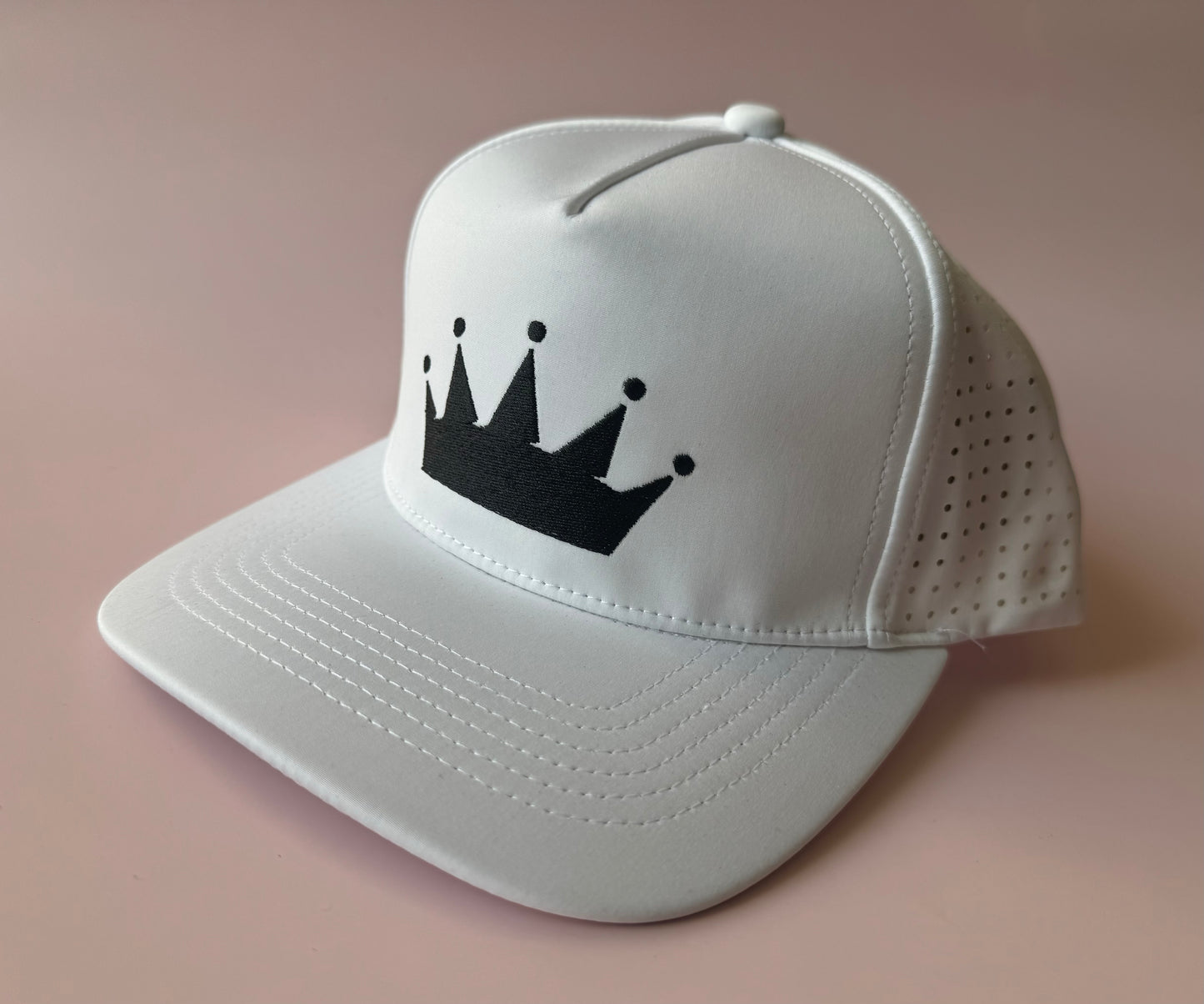 White Swing Kings Water-Resistant Snapback Hat